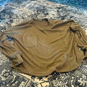 Puff sleeve long sleeve